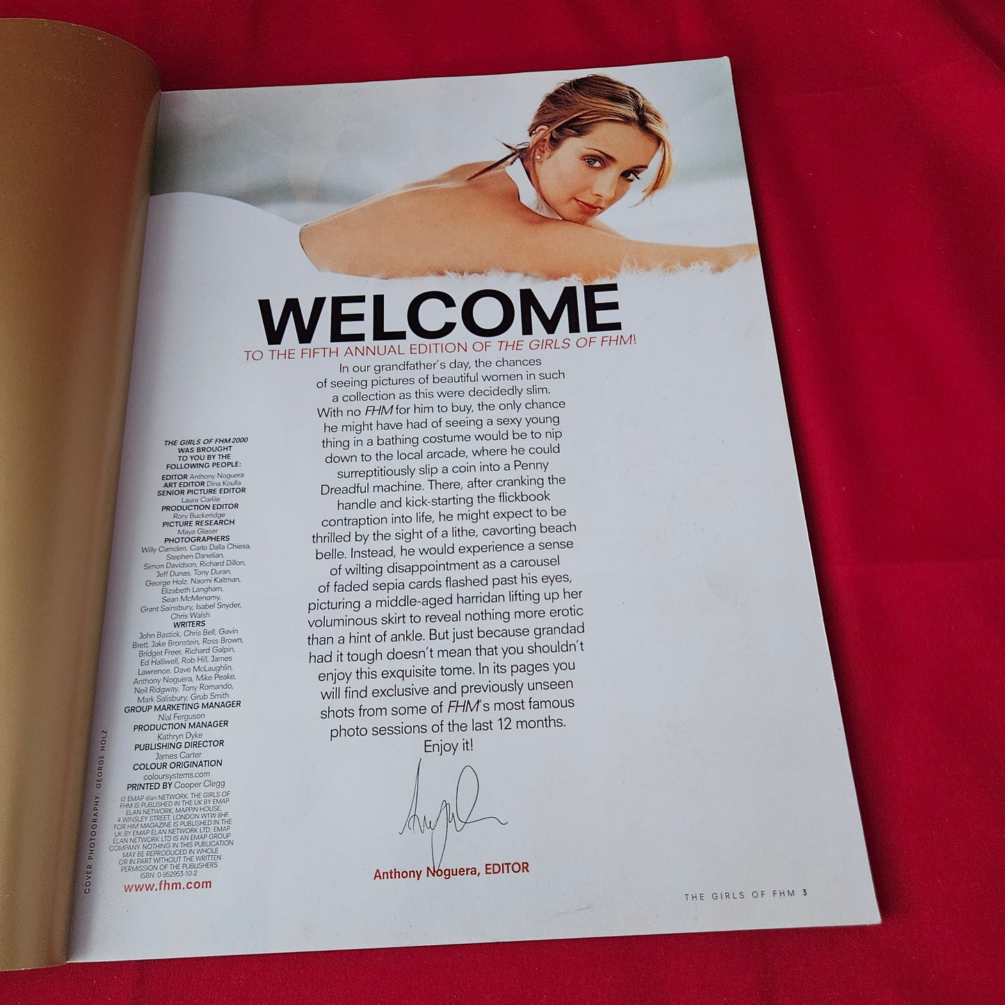 The Girls of FHM 2000 Special Edition (1366) 4x POSTERS Kelly Brook Carmen Electra