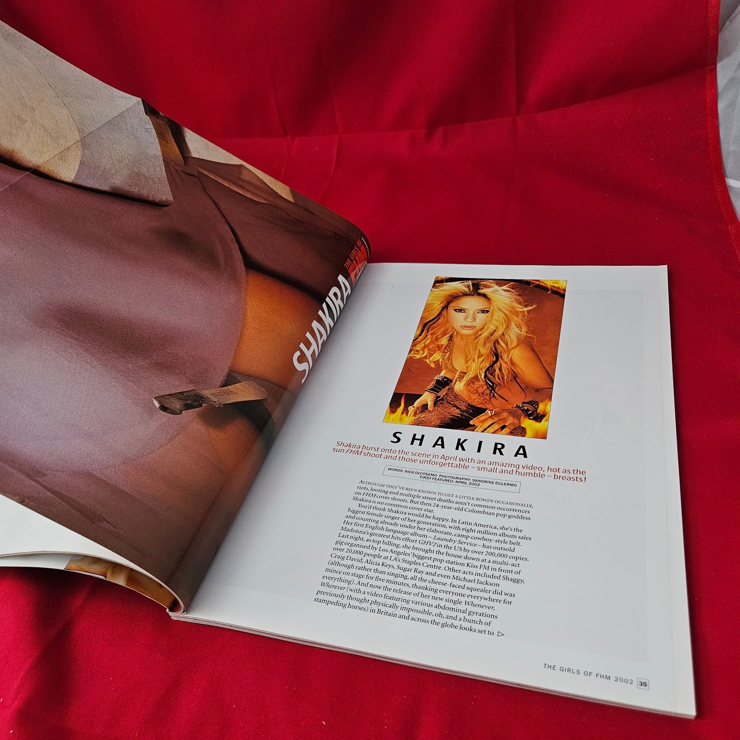 The Girls of FHM 2002 Special Edition (1366) POSTERS Rachel Stevens Carmen Electra