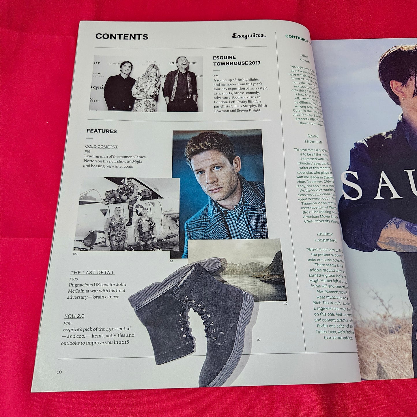 Esquire Magazine UK Jan/Feb 2018 (1367) Gary Oldman Cillian Murphy James Norton
