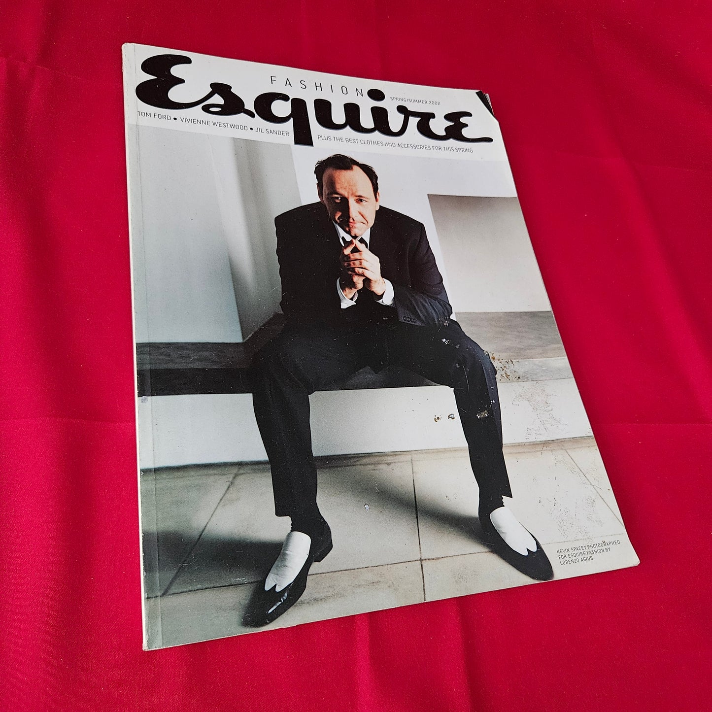 Esquire Magazine UK March 2002 (1367) FLIP COVER Fashion Kevin Spacey Rhona Mitra