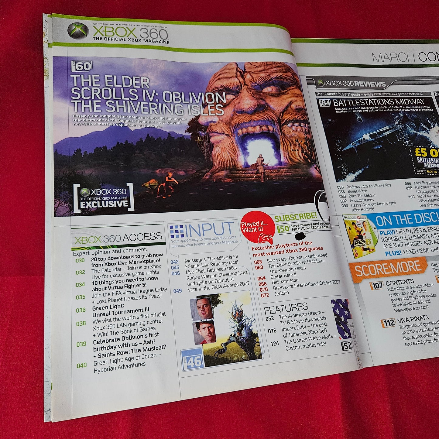 Official Xbox 360 Magazine March 2007 #18 (1367) Star Wars Force Unleashed