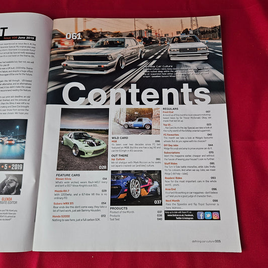 Fast Car Magazine June 2019 #408 (1367) Nissan Silvia S15 Mazda RX-7 WRX STI