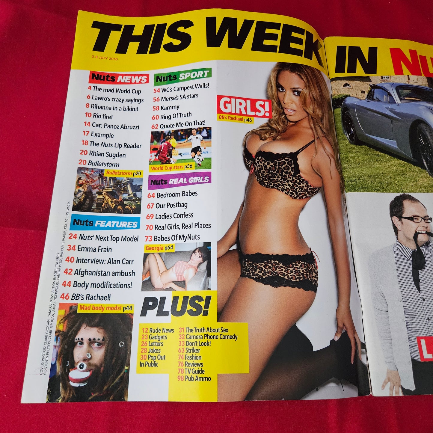 Nuts Magazine 2-8 July 2010 (1368) Rachael White Big Brother Emma Frain