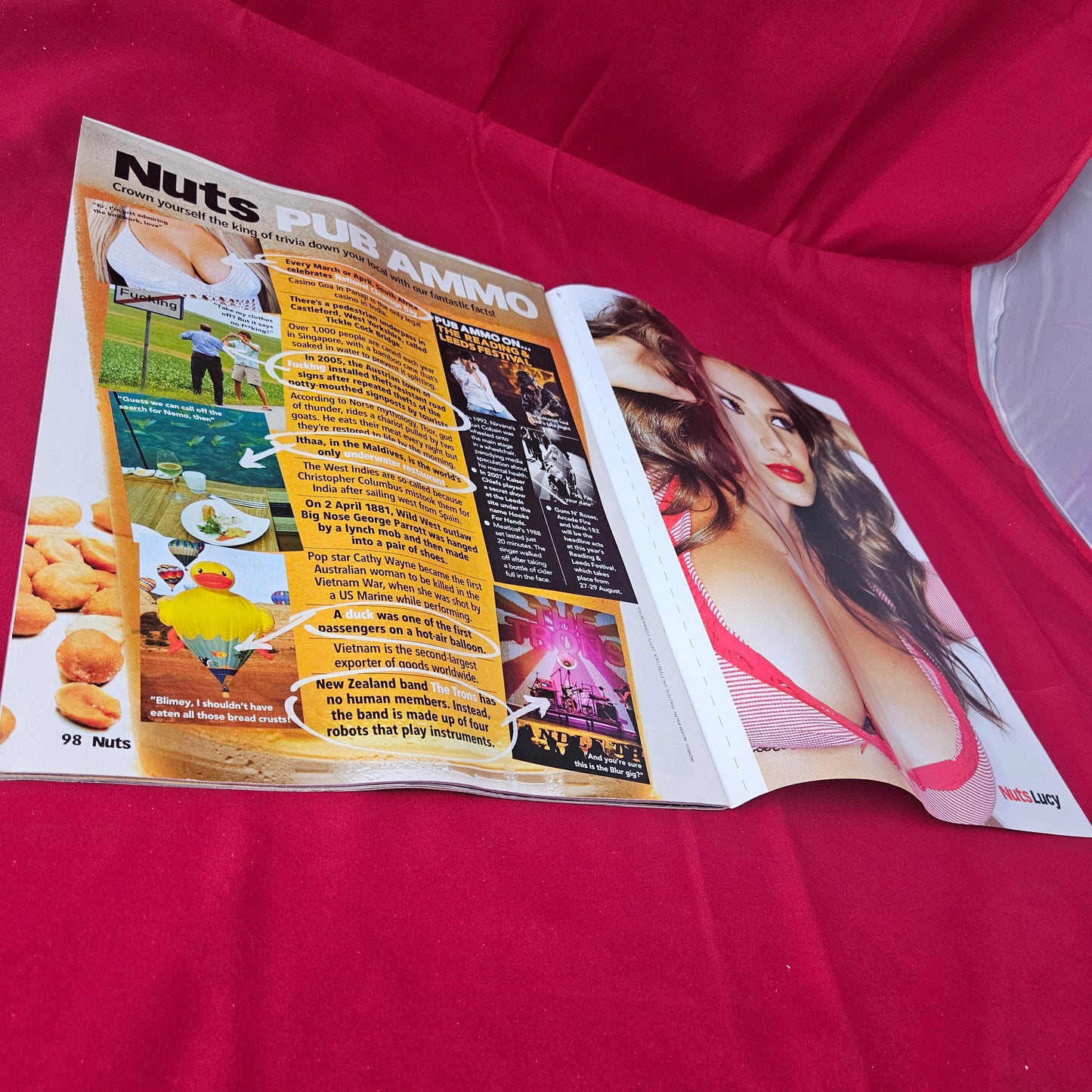 Nuts Magazine 27 August - 2 September 2010 (1369) POSTER Lucy Pinder Sian Hazel