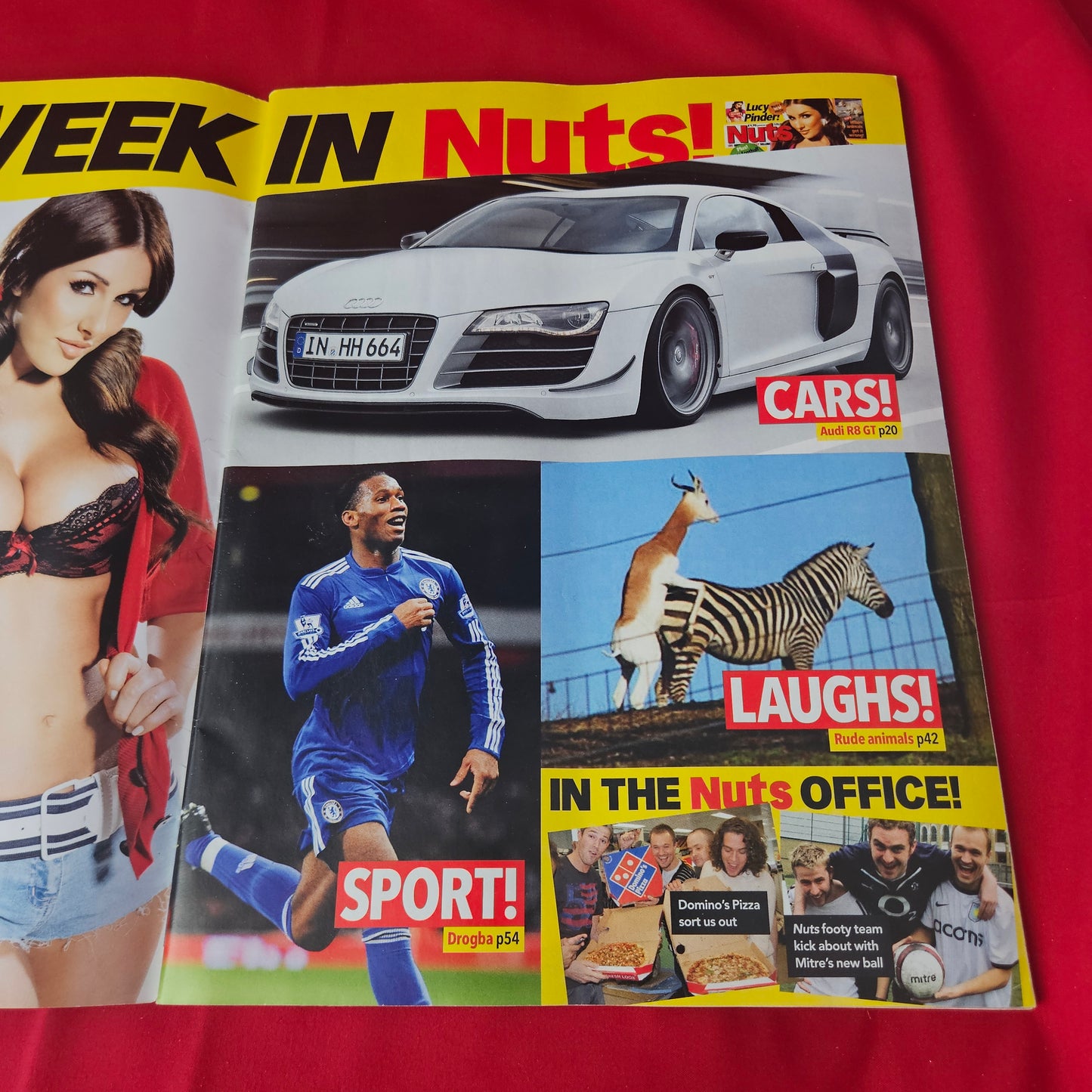 Nuts Magazine 14-20 May 2010 (1369) POSTER INTACT! Lucy Pinder Carly Baker