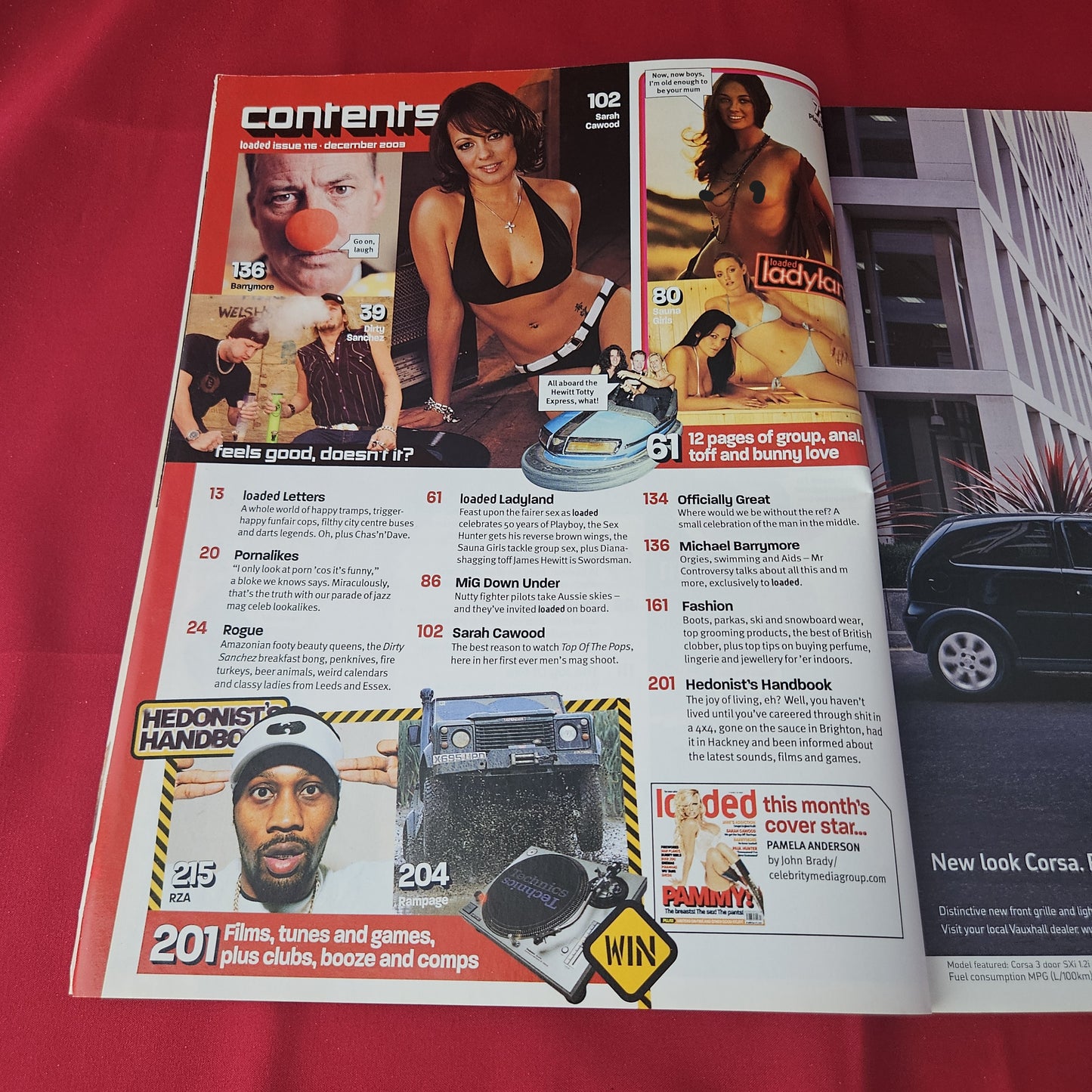 Loaded Magazine December 2003 (1370) Pamela Anderson Lucy Pinder Sarah Cawood