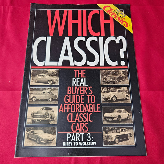 Popular Classics Supplement Which Classic? Part 3 Riley to Wolseley Guide (1371)