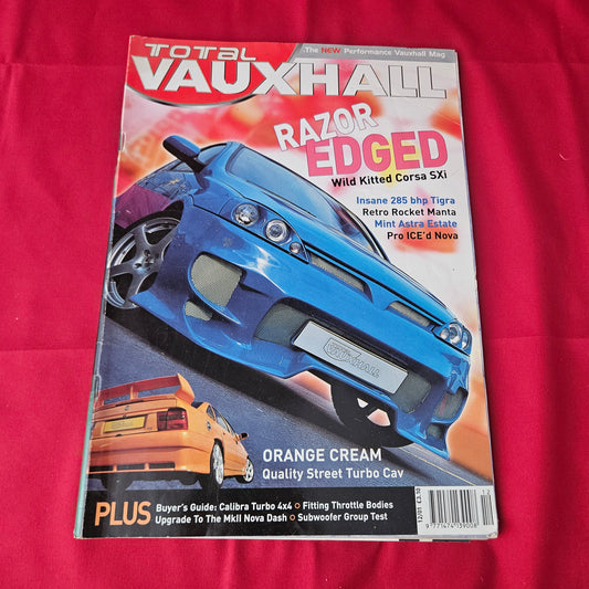 Total Vauxhall Magazine December 2001 (1372) Kitted Corsa SXi 285bhp Tigra Manta