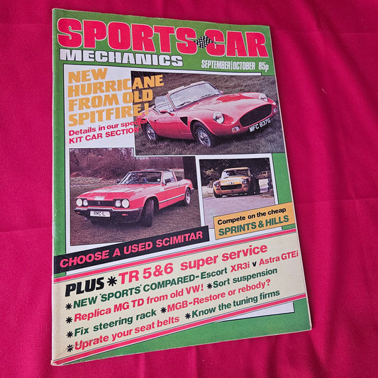 Sports Car Mechanics Magazine September / October 1983 (1372) XR3i Astra GTE TR5 Scimitar