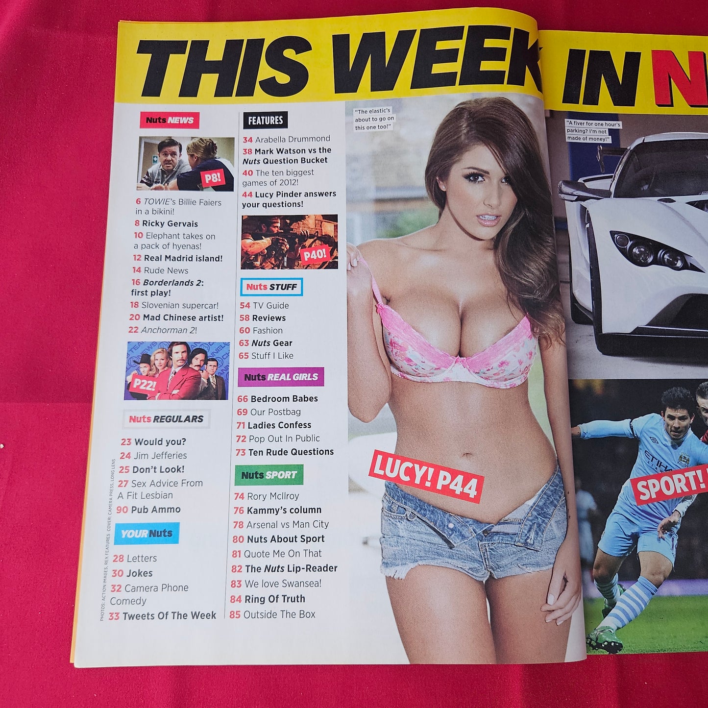 Nuts Magazine 6-12 April 2012 (1373) Lucy Pinder Arabella Drummond Supercar