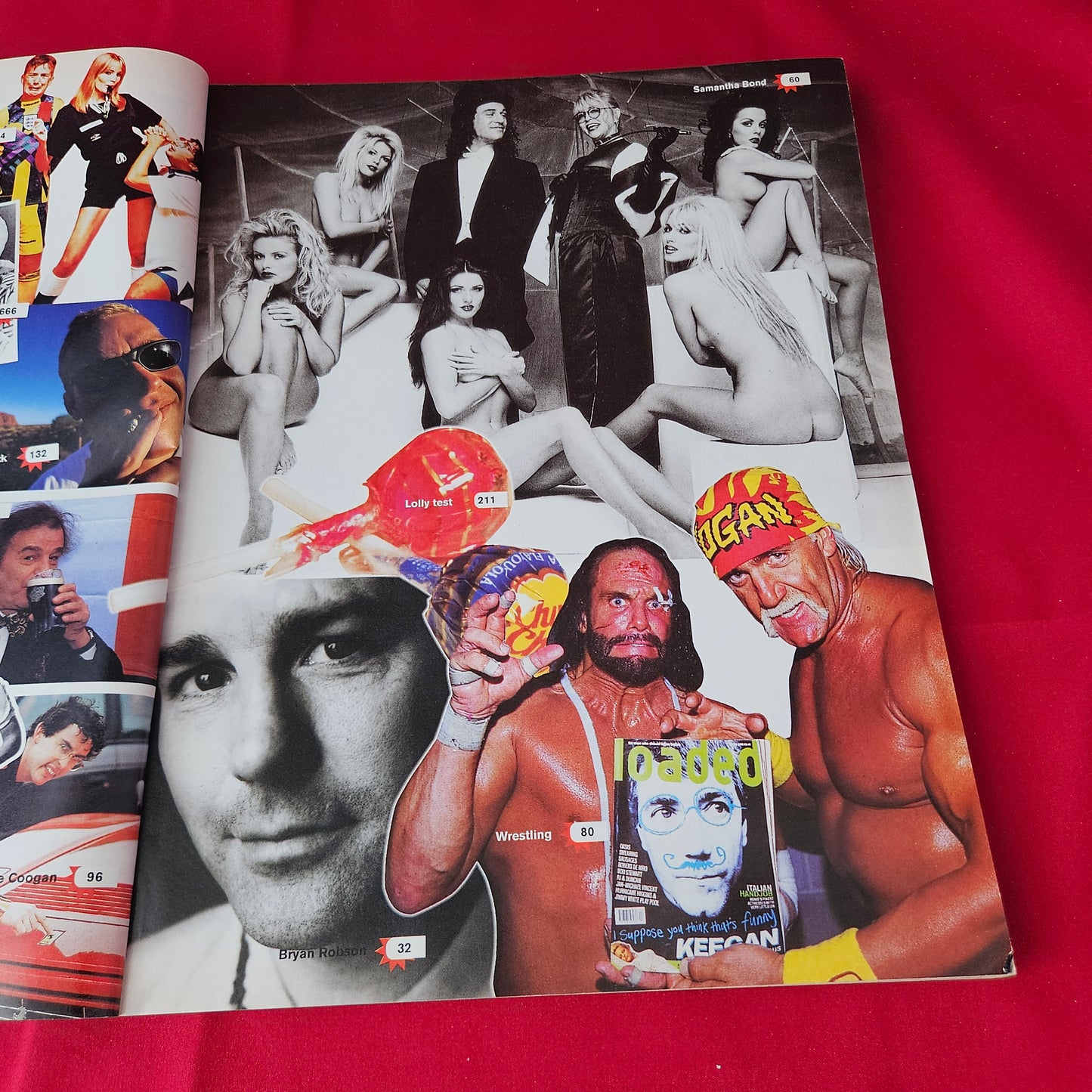 Loaded Magazine July 1996 (1375) Kaja Frank Skinner David Baddiel Euro 96 Poster