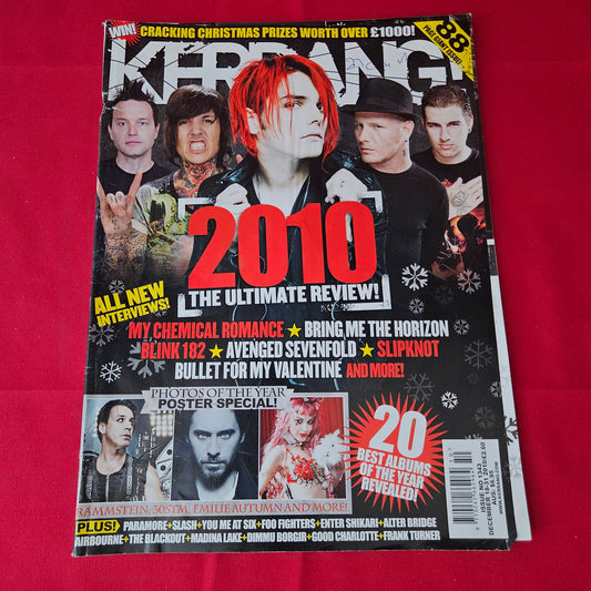 Kerrang! Magazine 18 December 2010 (1376) My Chemical Romance Jared Leto Slipknot
