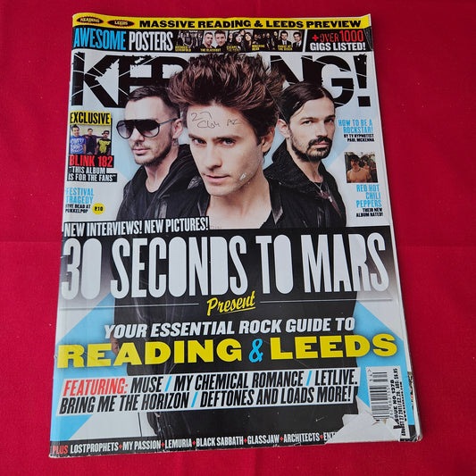 Kerrang! Magazine 27 August 2011 (1376) 30 Seconds To Mars Panic At The Disco The Blackout
