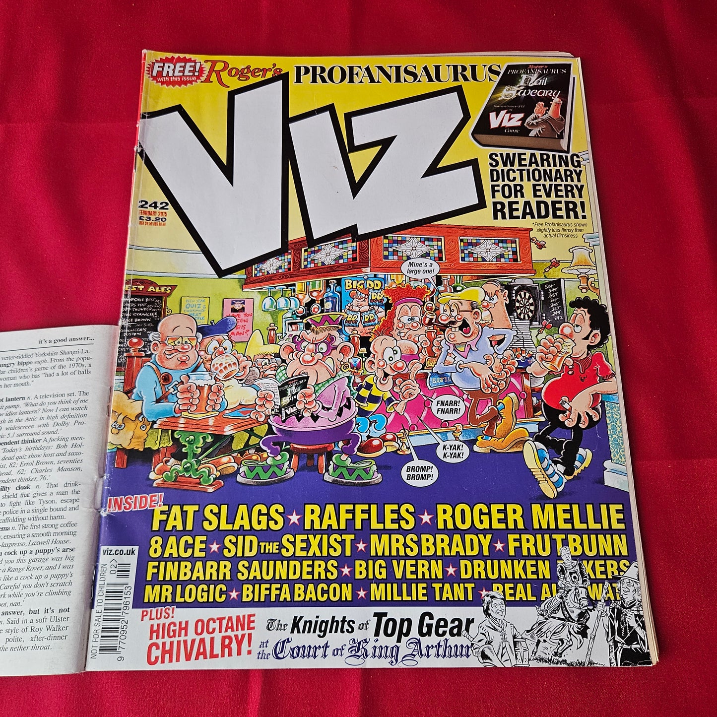 Viz Comic Magazine Issue 242 February 2015 (1389) Top Gear King Arthur Satire Parody