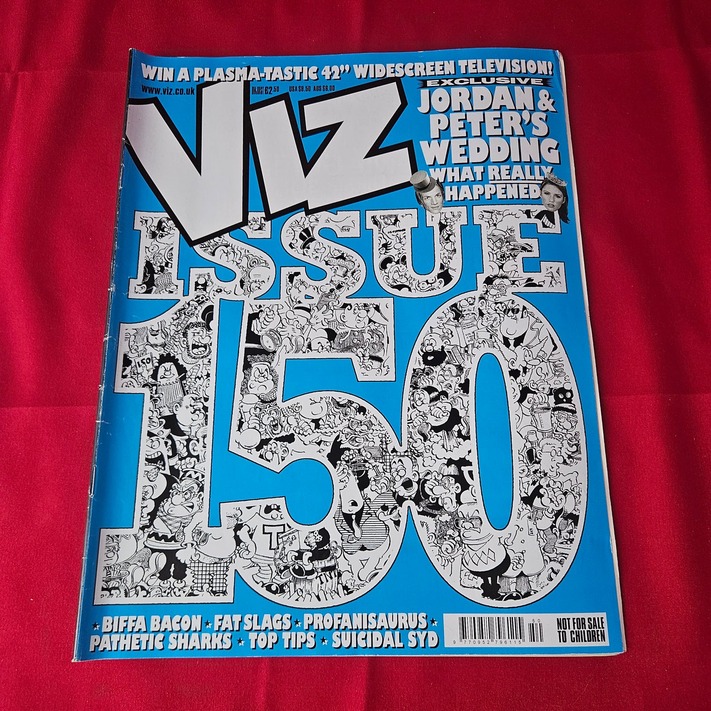 Viz Comic Magazine Issue 150 (1389) Jordan Peter Andre Wedding Satire Milestone 2005