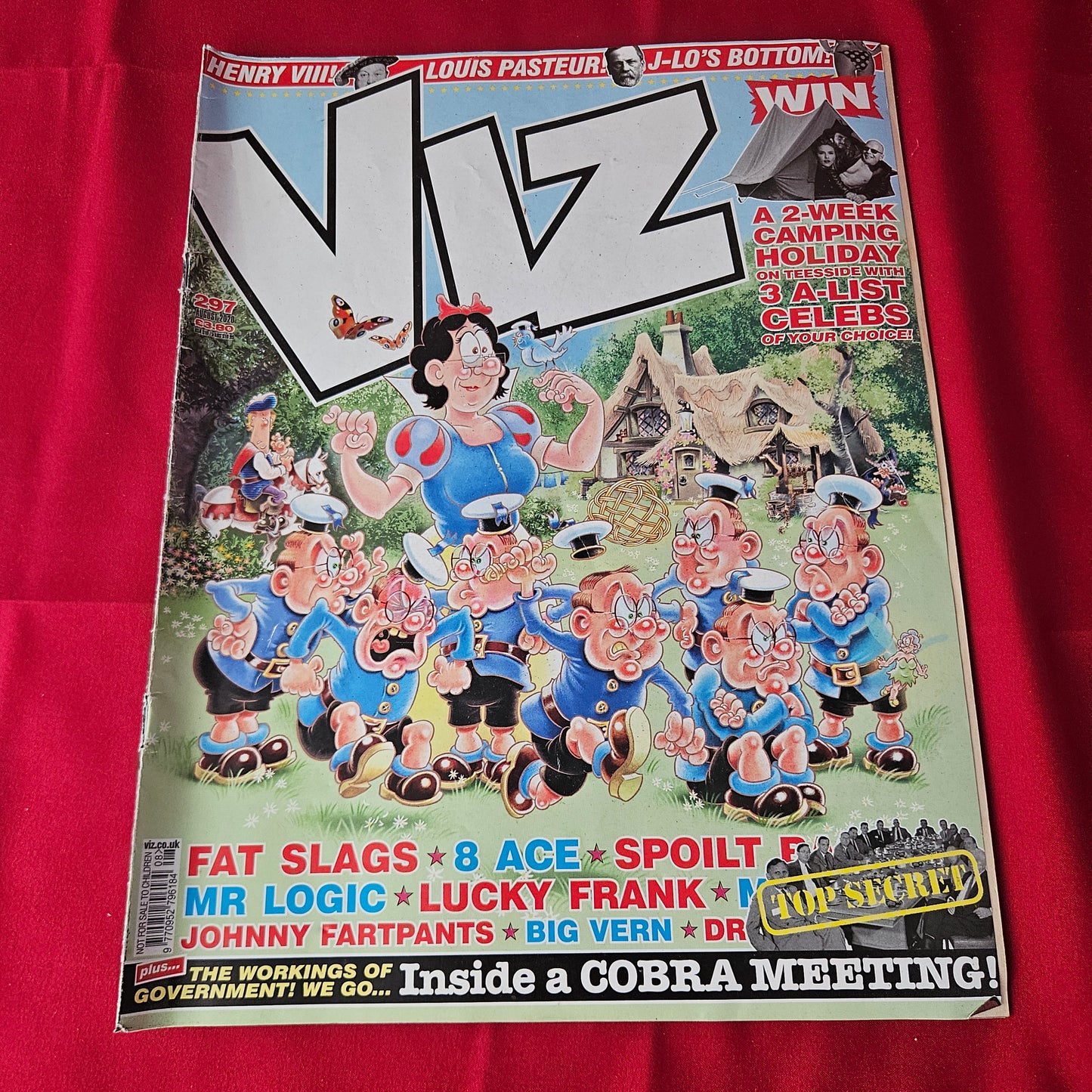 Viz Comic Magazine Issue 297 August 2020 (1389) Government Cobra Meeting Satire Parody