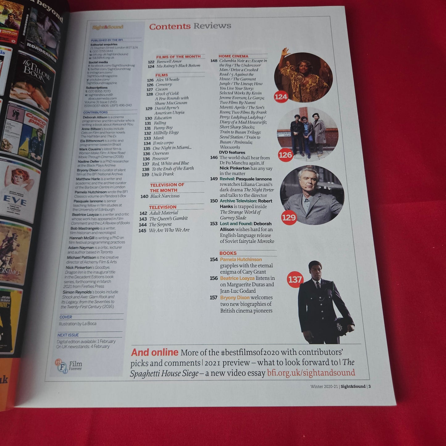 Sight & Sound Magazine Winter 2020-21 (1392) Best Films TV Sean Connery