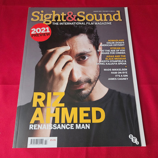 Sight & Sound Magazine March 2021 (1392) Riz Ahmed Nomadland Mads Mikkelsen