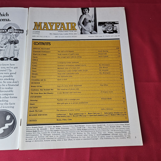 Mayfair Magazine April 1977 (1394) Princess Anne Vikki Donovan Lesley