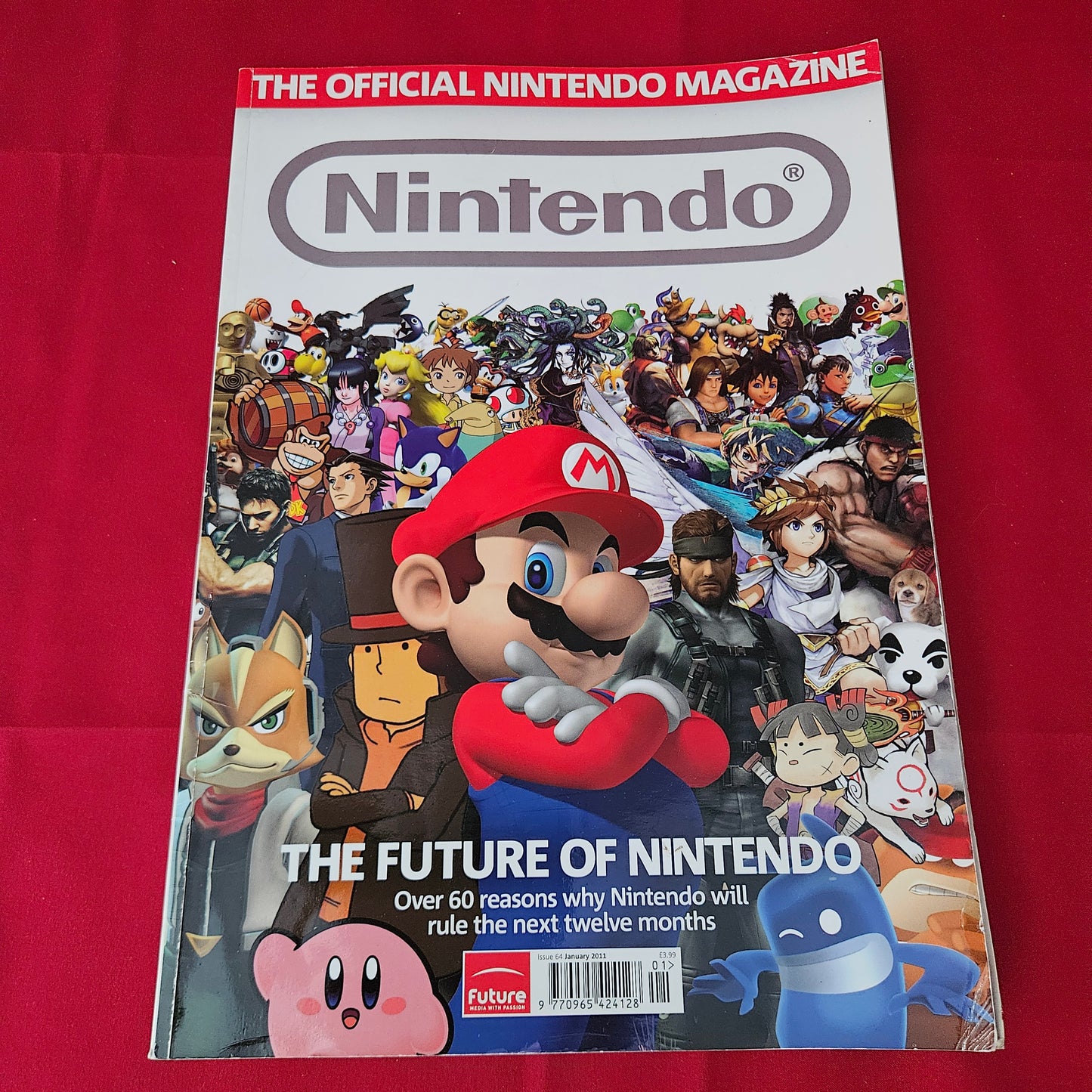 Nintendo The Official Magazine January 2011 Issue 64 (1380) Epic Mickey GoldenEye 007 Black Ops Ghost Trick Kingdom Hearts Re coded Donkey Kong Country Returns