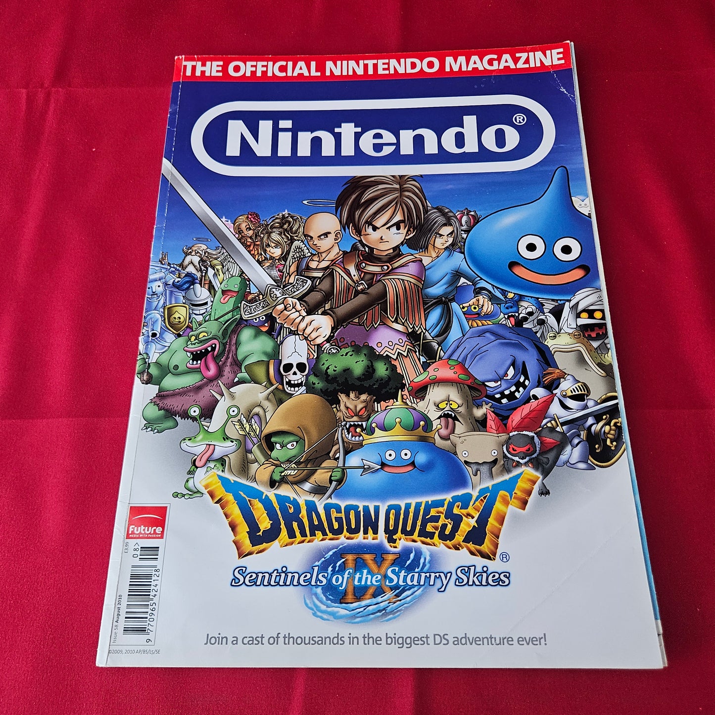 The Official Nintendo Magazine August 2010 Issue 58 (1380) Dragon Quest IX Legend of Zelda Skyward Sword Donkey Kong Country Returns Metroid Other M Advance Wars