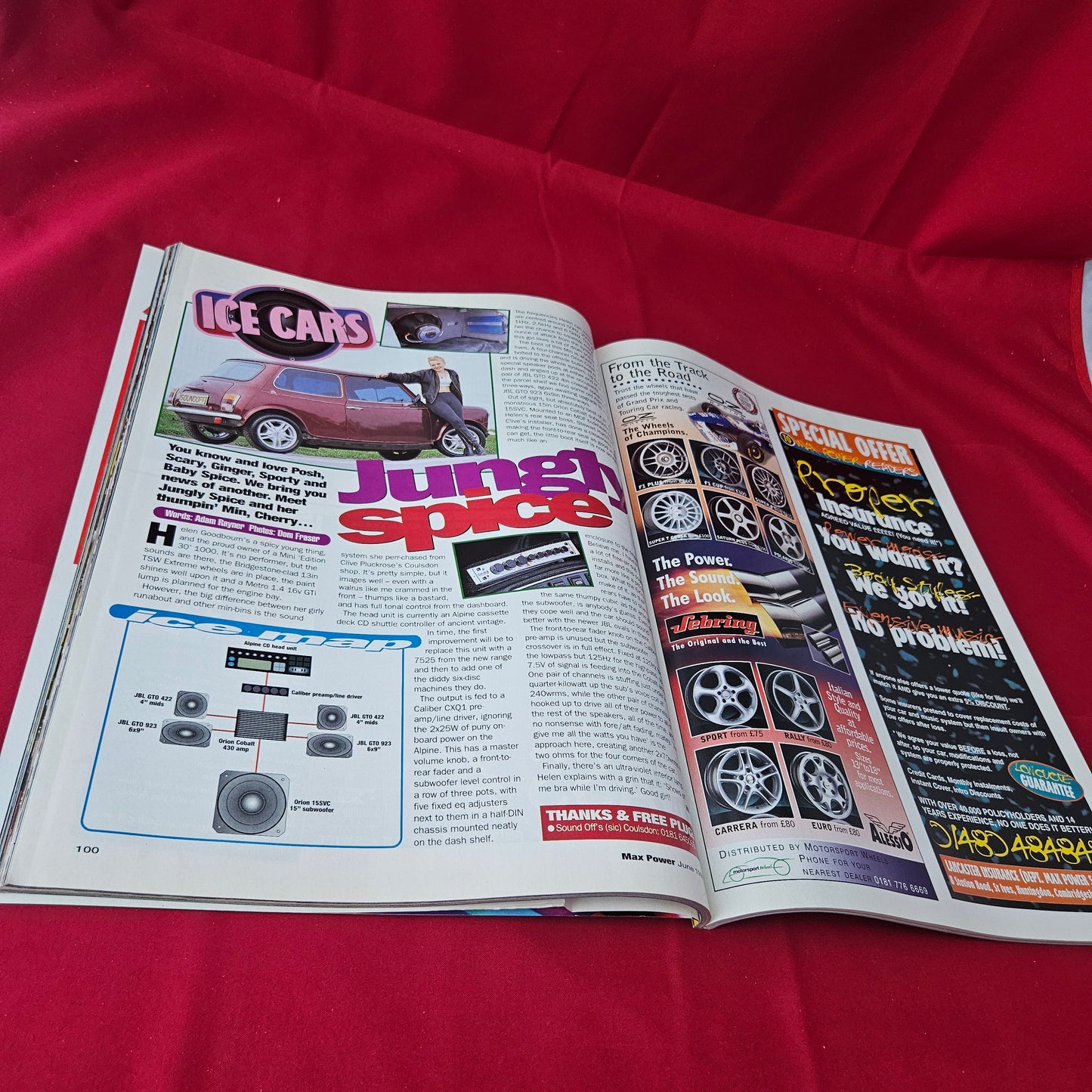 Max Power Magazine June 1997 (1381) Jo Guest Golf VR12 BMW M3 Audi A3 Modified Cars Glamour Models