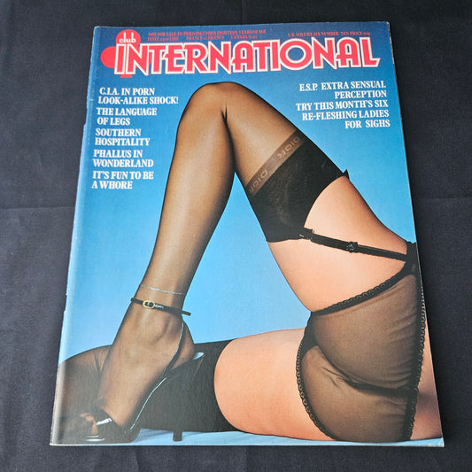 Club International Magazine October 1977 Volume 6 Number 10 (1385) Eve Barbi Delia Erna Donna Annette Glamour Models Lancia Cars