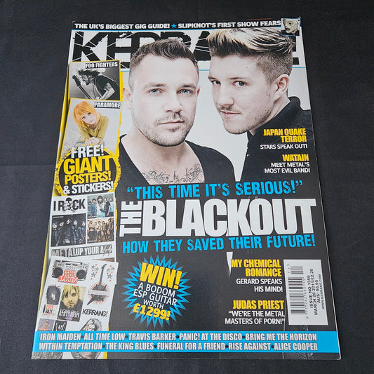 Kerrang! Magazine March 26 2011 Issue 1356 (1388) The Blackout Rob Zombie Jared Leto 30 Seconds To Mars My Chemical Romance Judas Priest Bands Singers