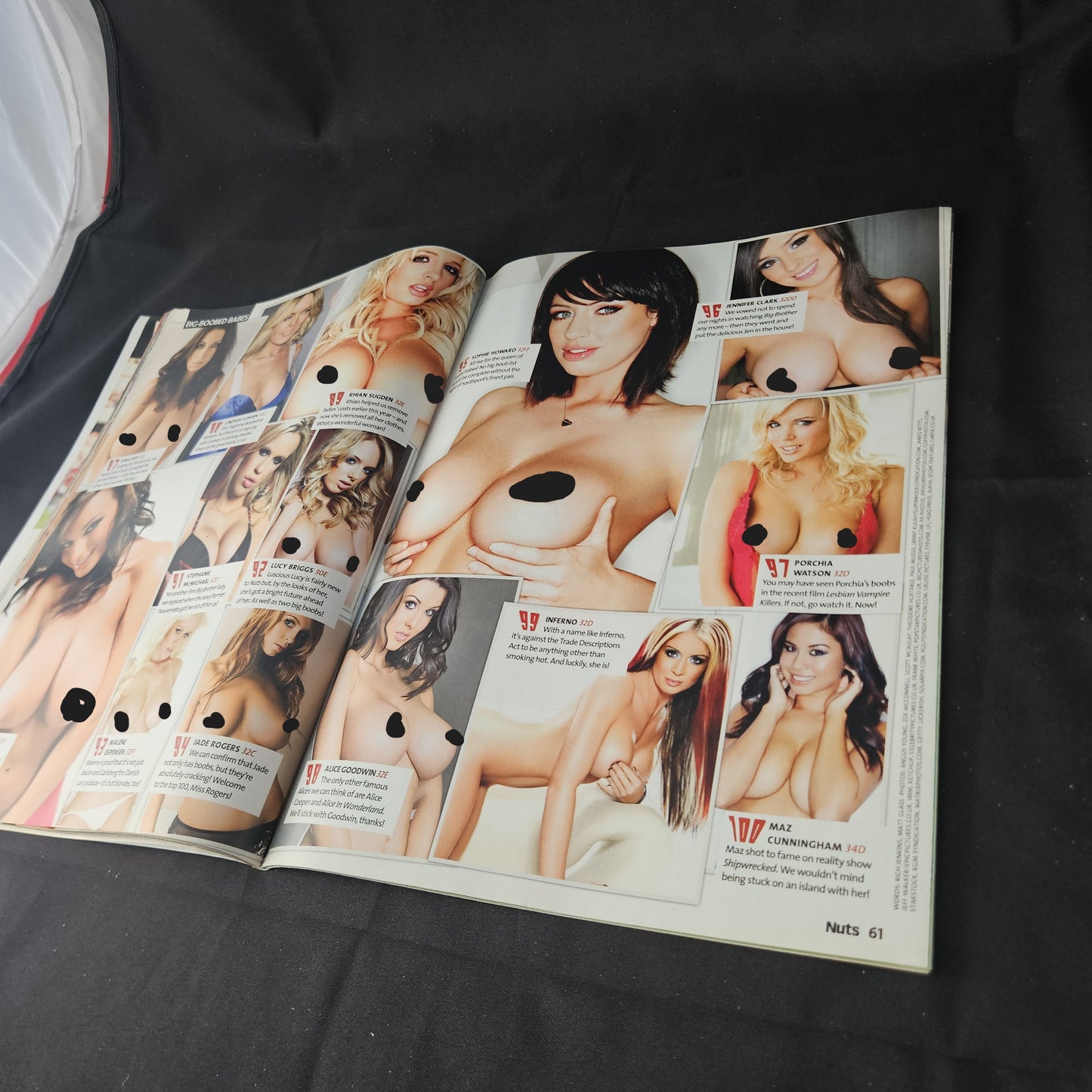 Nuts Magazine 16-22 October 2009 (1397) Lucy Pinder POSTER Sophie Howard Kitty Lea Jennifer Lamiraqui