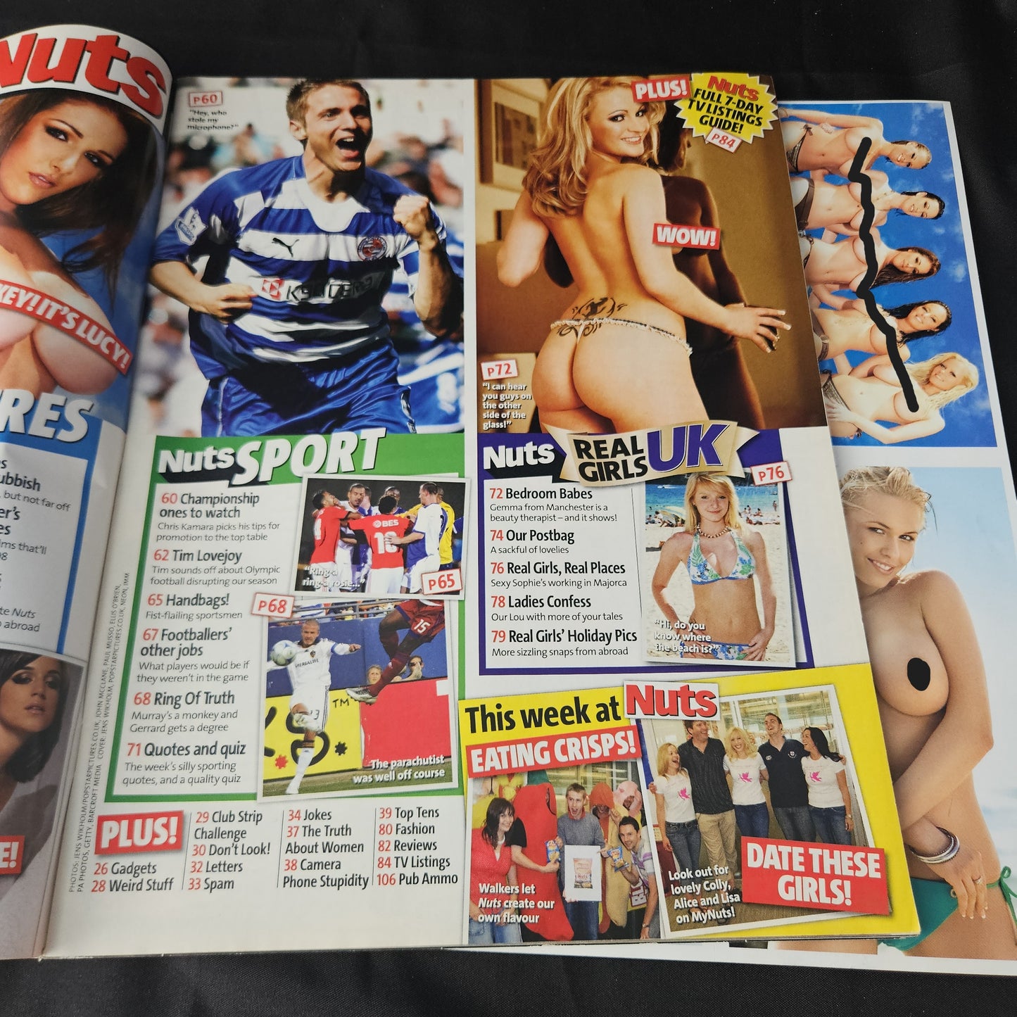 Nuts Magazine 8-14 August 2008 (1397) Lucy Pinder Sophie Howard Mayssoon Postcards