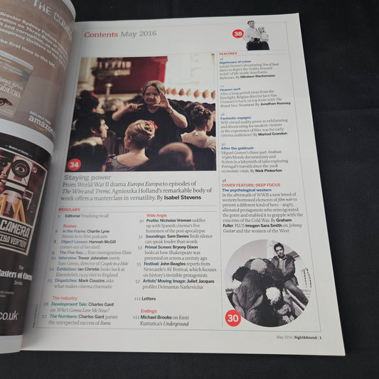 Sight & Sound Magazine May 2016 (1398) The Western Son Of Saul Film Cinema