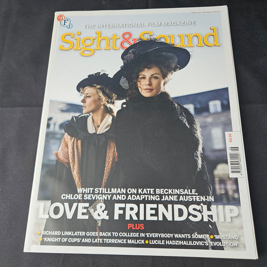Sight & Sound Magazine June 2016 (1398) Love & Friendship Kate Beckinsale Film