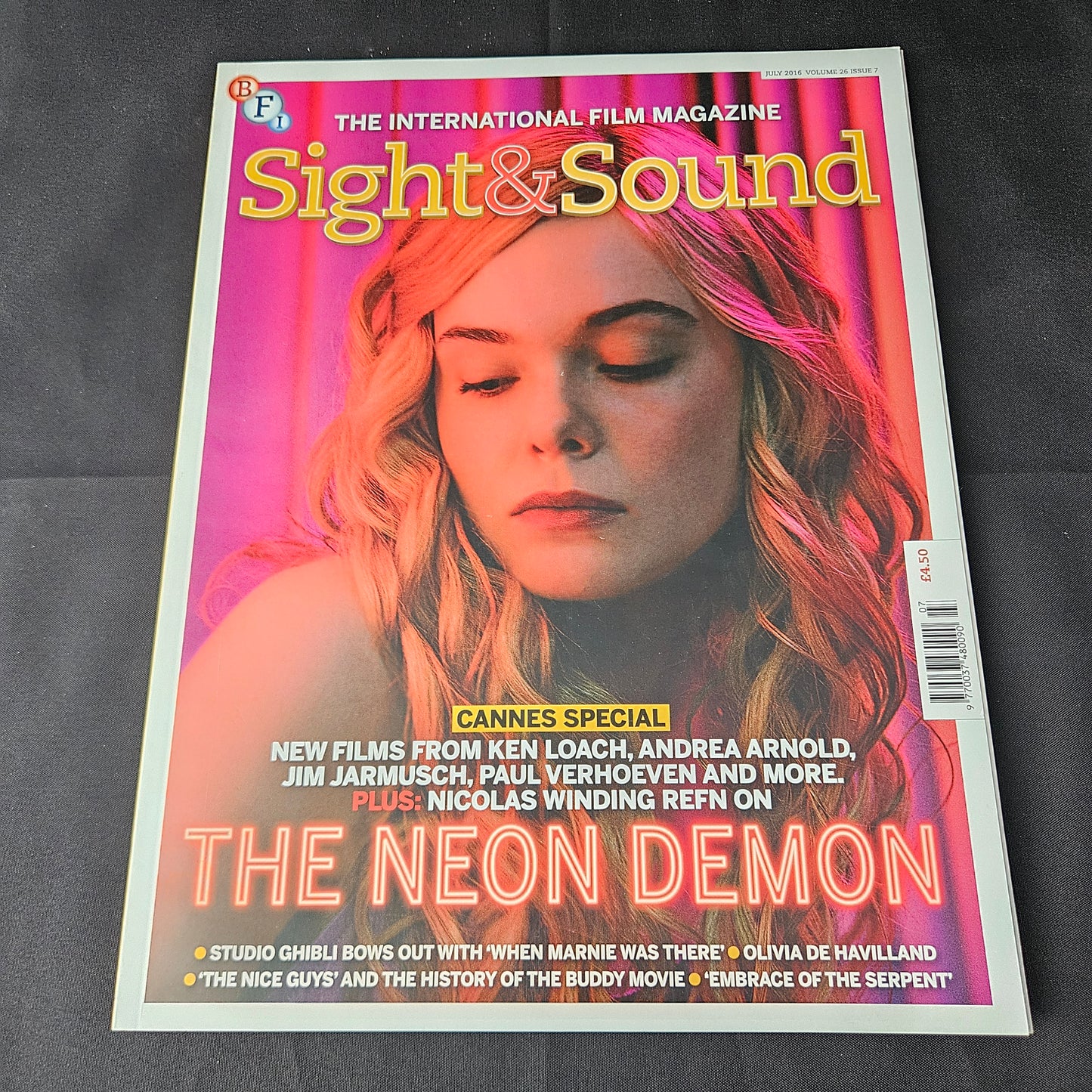 Sight & Sound Magazine July 2016 (1398) The Neon Demon Cannes Special Film
