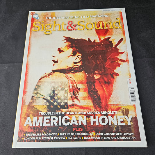 Sight & Sound Magazine October 2016 (1398) American Honey Andrea Arnold Kirk Douglas John Carpenter