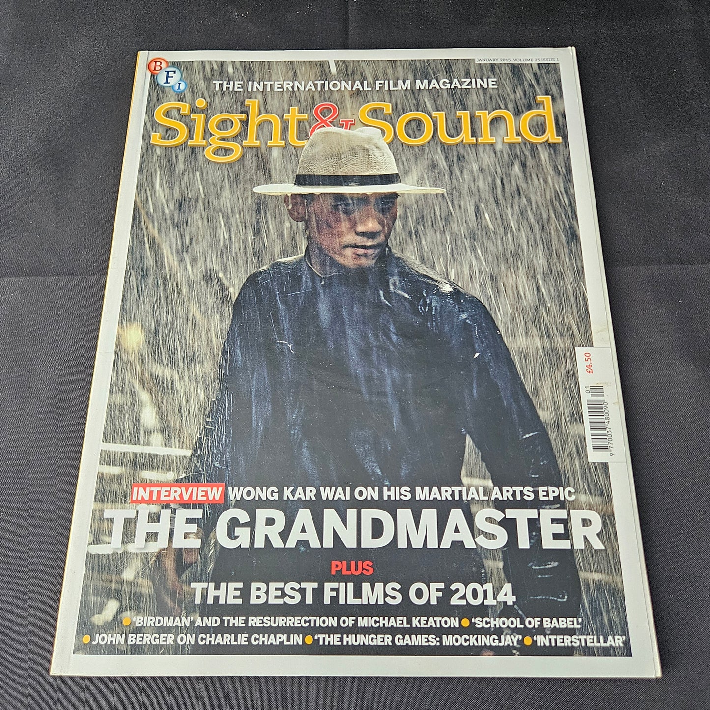 Sight & Sound Magazine January 2015 (1398) The Grandmaster Wong Kar Wai Birdman Michael Keaton Interstellar