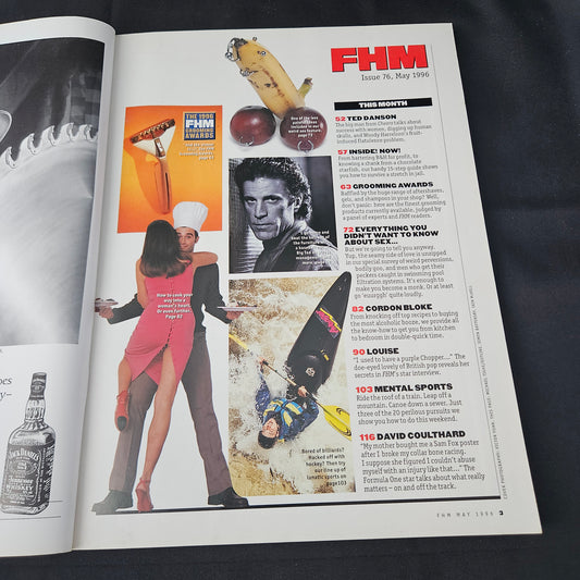 FHM Magazine May 1996 (1400) Louise Singer Ted Danson David Coulthard