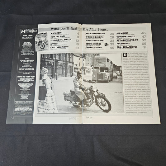 The Classic Motor Cycle Magazine February 1995 (1402) Royal Enfield Continental GT James Cadet BSA Bantam
