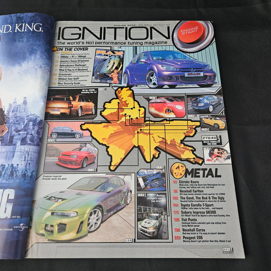Max Power Magazine Spring 2002 (1403) Predator Honda Peugeot 206 Subaru Impreza Joanne