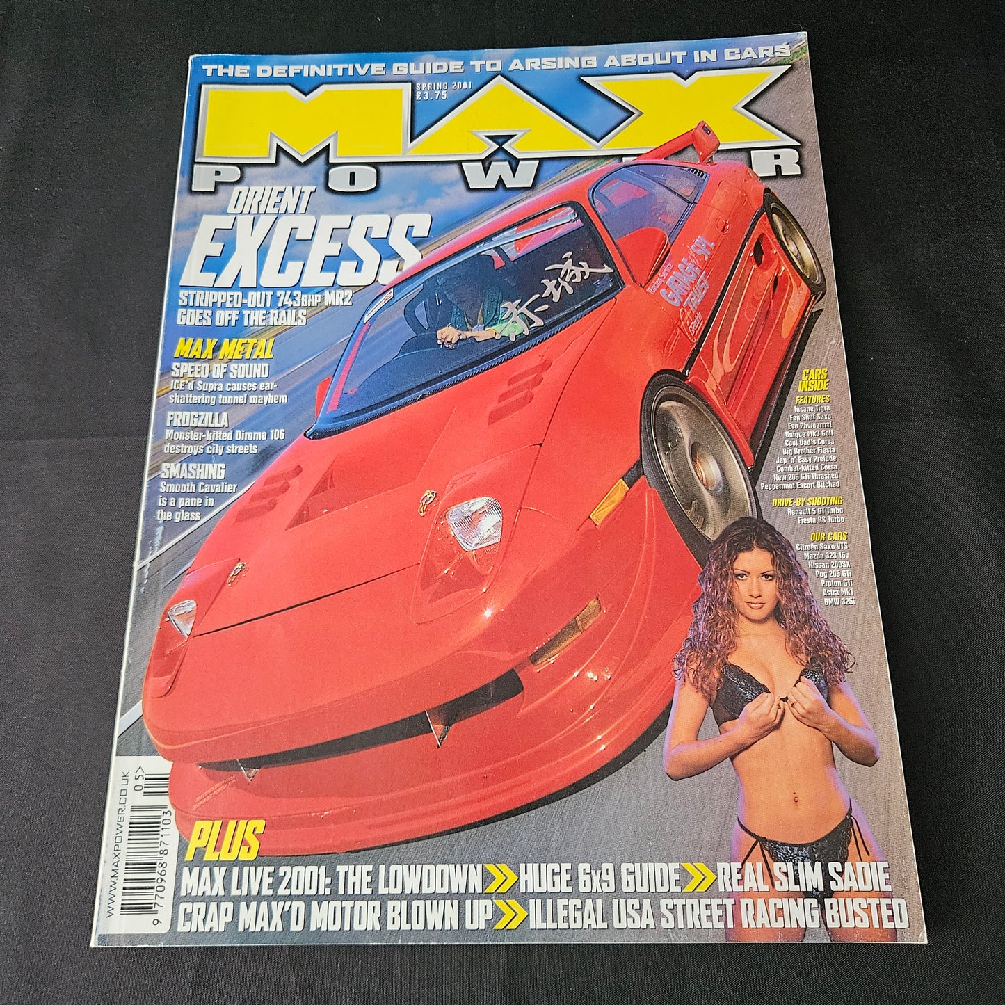 Max Power Magazine Spring 2001 (1403) Toyota MR2 Citroen Saxo VTS Sadie Street Racing
