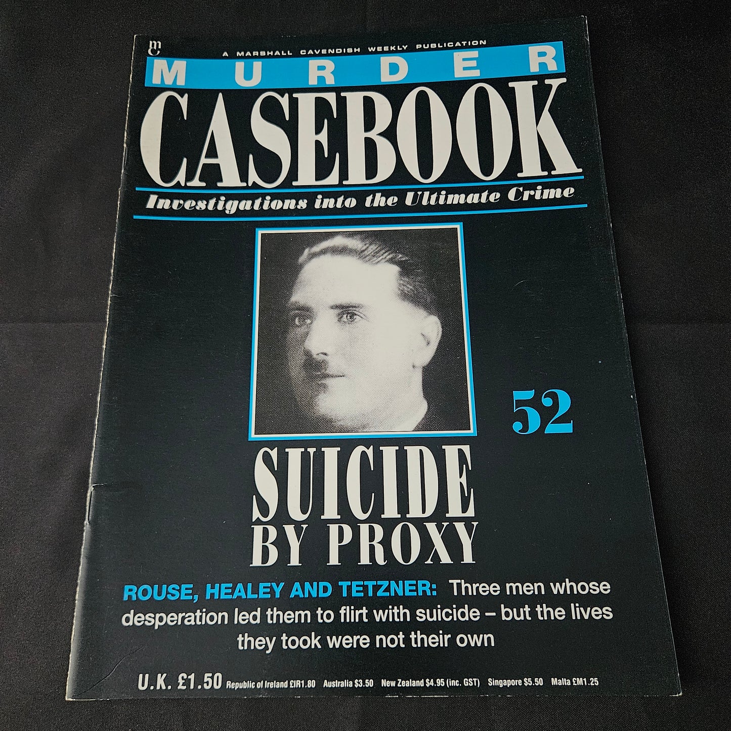 Murder Casebook Magazine No 52 (1406) Suicide By Proxy Rouse Healey Tetzner True Crime