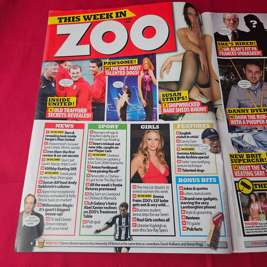 Zoo Magazine 2-8 May 2008 (1407) Gemma Atkinson Emma Frain Stacey Susan Charlotte McKenna