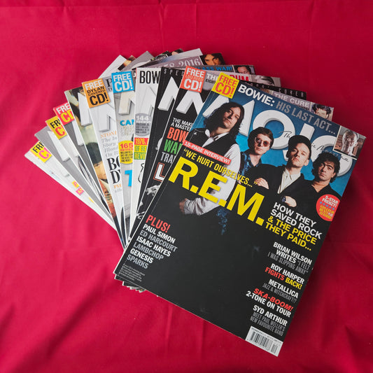 12x MOJO Magazines 2016 Full Year Bundle / Job Lot R.E.M Bowie Prince Smiths Stones BJL0146