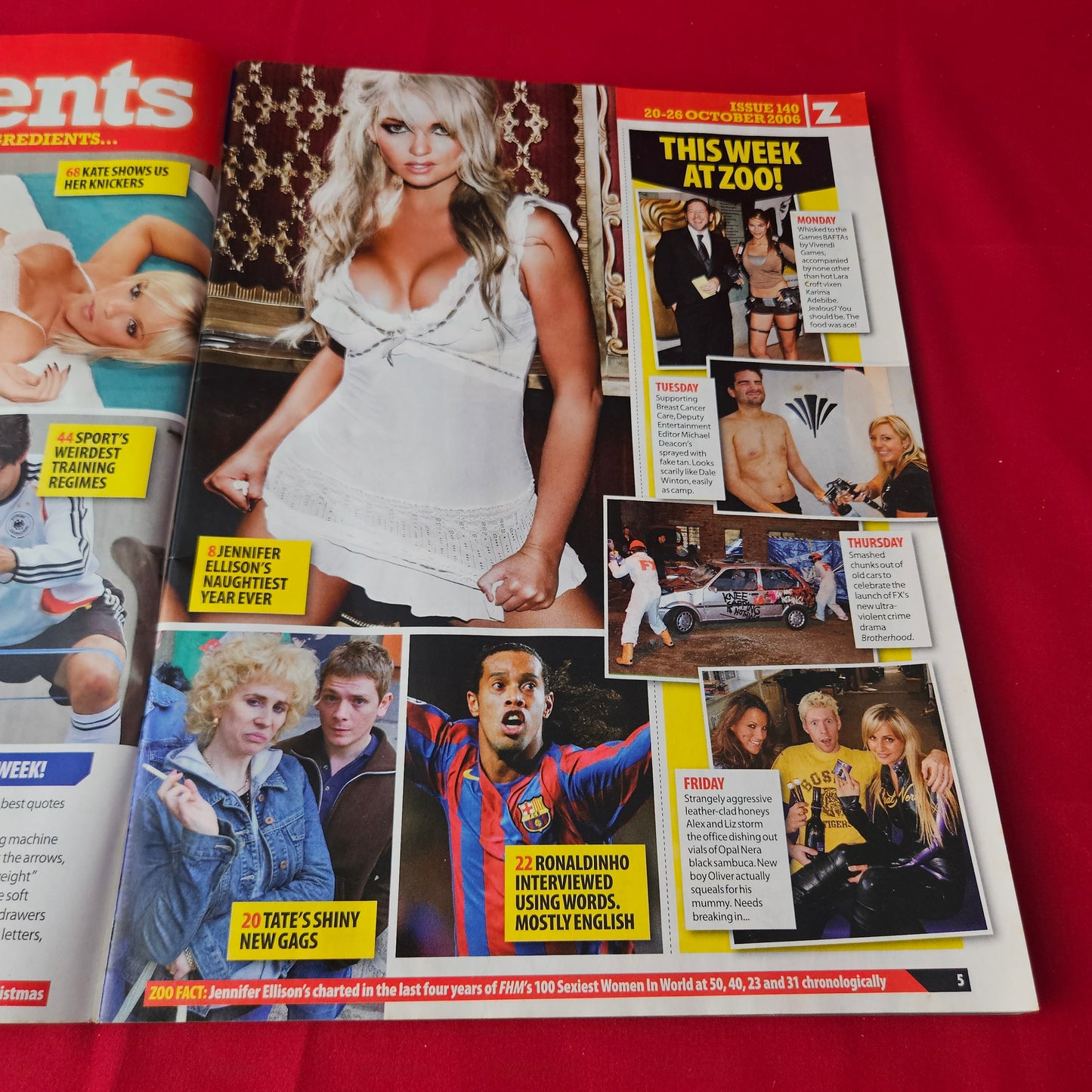 Zoo Magazine 20-26 October 2006 (1408) Jennifer Ellison