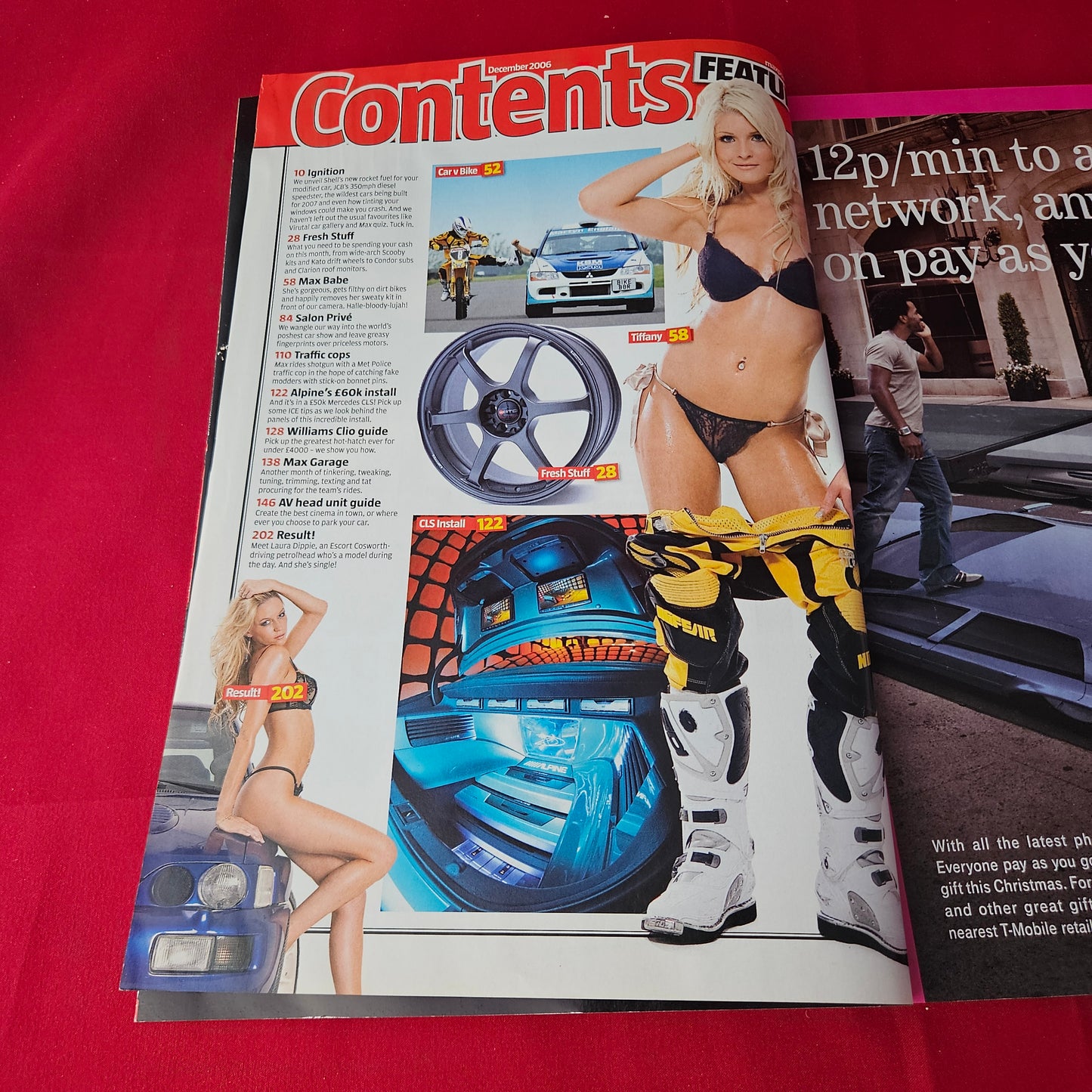Max Power Magazine December 2006 (1410) Tiffany Leigh Fowler VW Golf BMW Skyline TVR