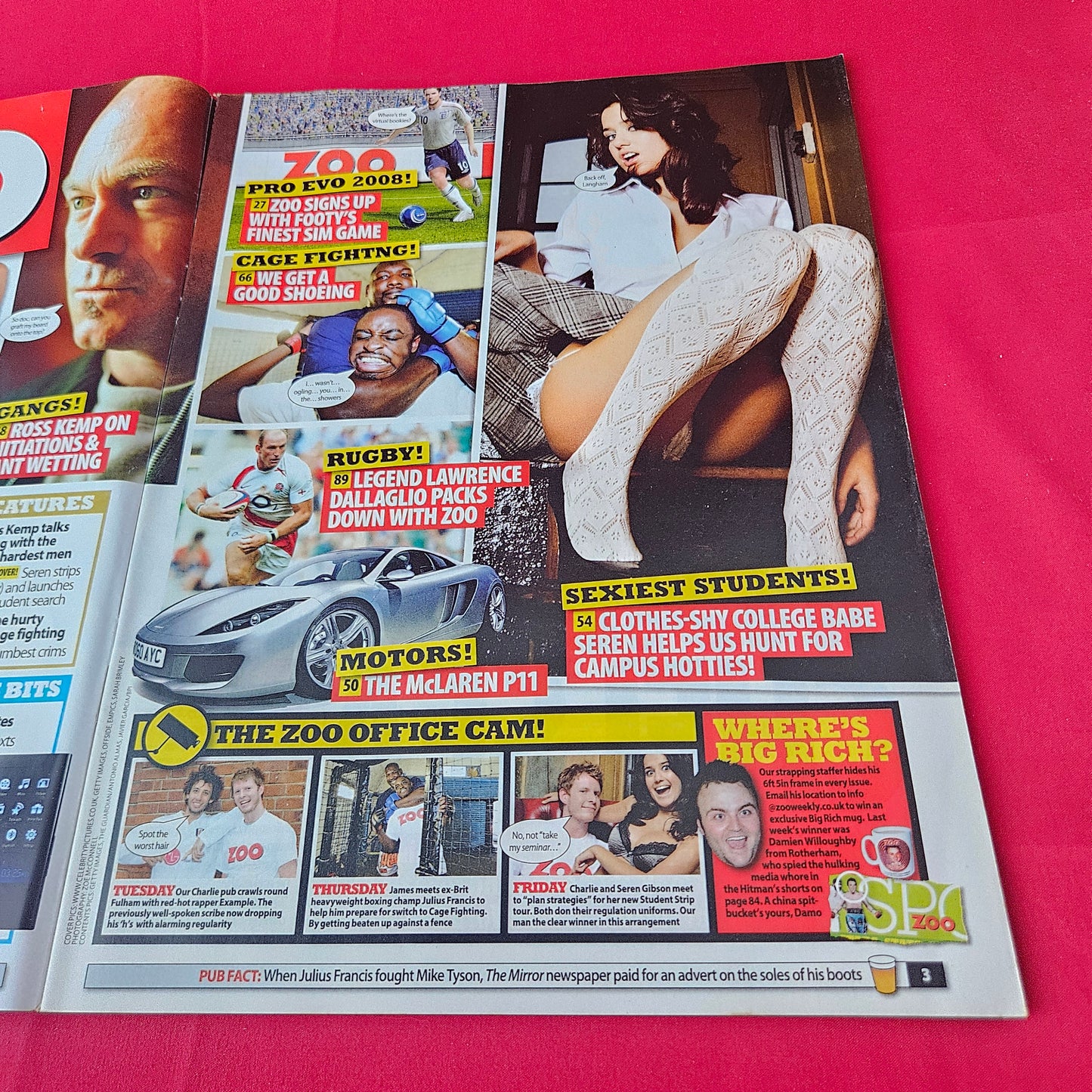 Zoo Magazine 21-27 September 2007 (1412) Seren Gibson Sarah Harding Jodie Marsh Sophie Howard