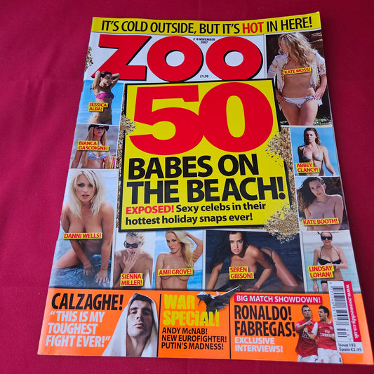 Zoo Magazine 2-8 November 2007 (1412) Danni Wells Seren Gibson Louise Cliffe Beach Babes
