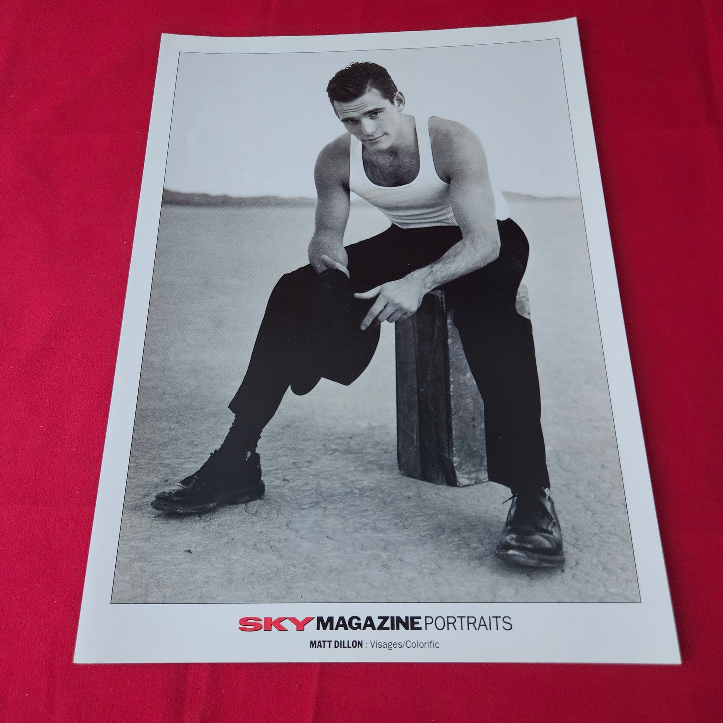 Sky Magazine Portraits Matt Dillon Visages Colorific Print (1414)