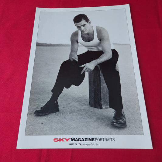 Sky Magazine Portraits Matt Dillon Visages Colorific Print (1414)
