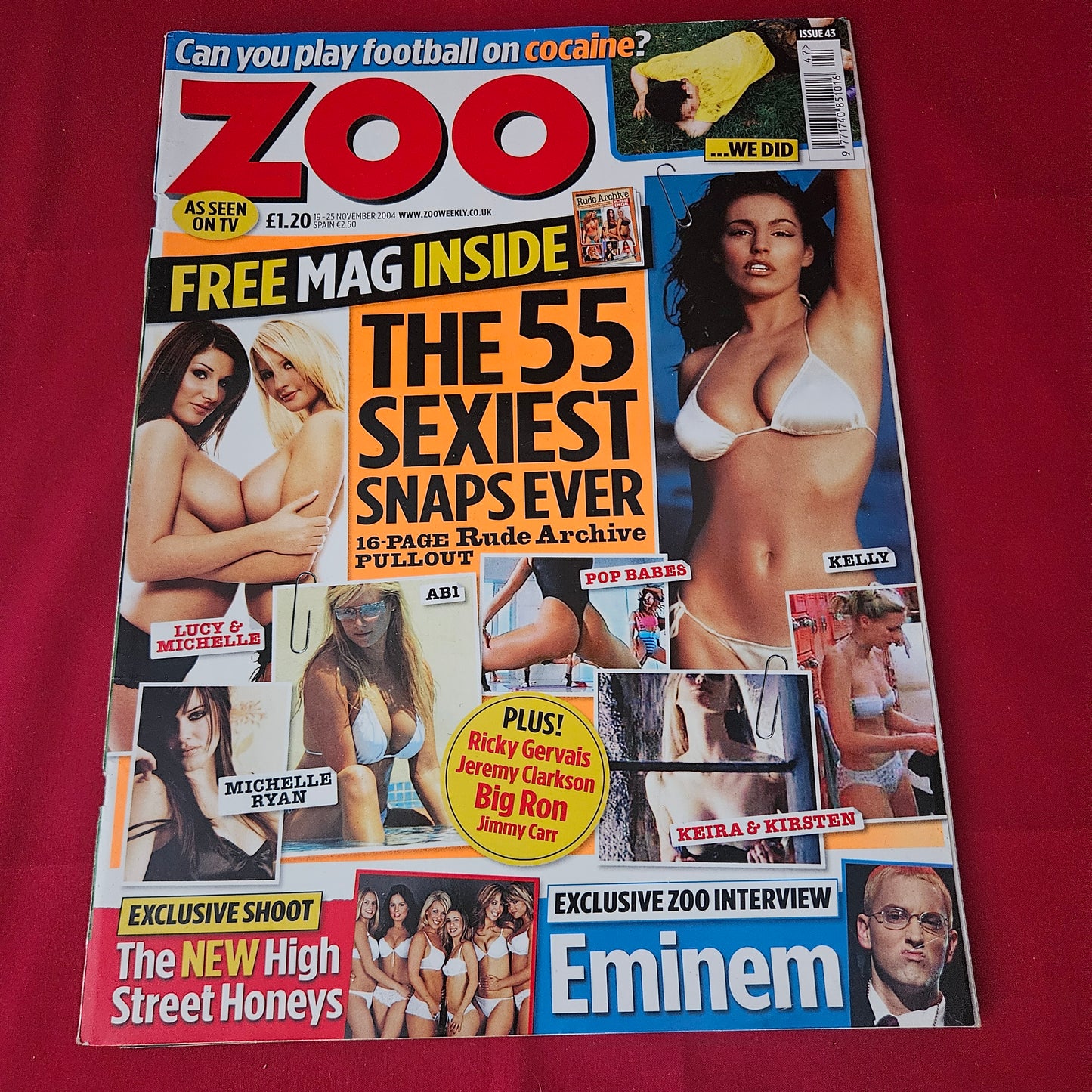 Zoo Magazine 19-25 November 2004 (1415) Kelly Brook Lucy Pinder Michelle Marsh Abi Michelle Ryan
