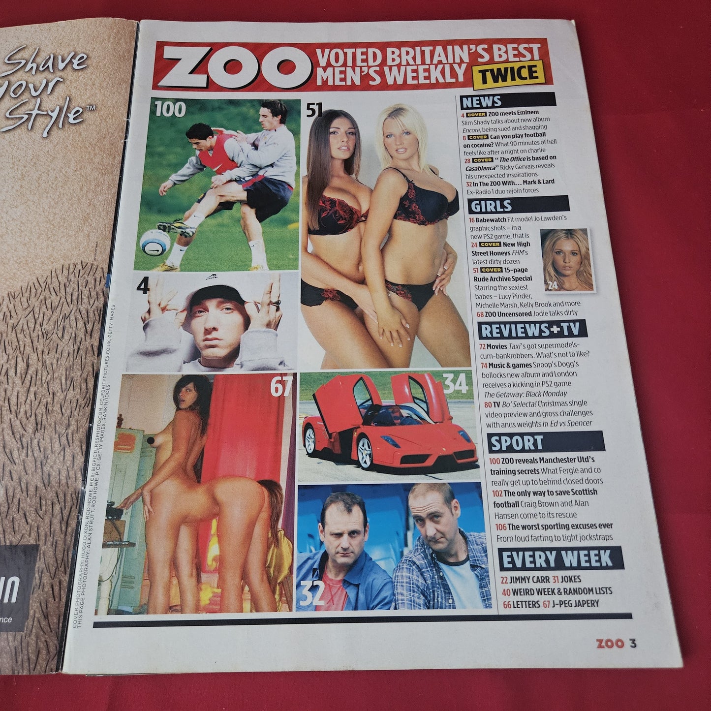Zoo Magazine 19-25 November 2004 (1415) Kelly Brook Lucy Pinder Michelle Marsh Abi Michelle Ryan